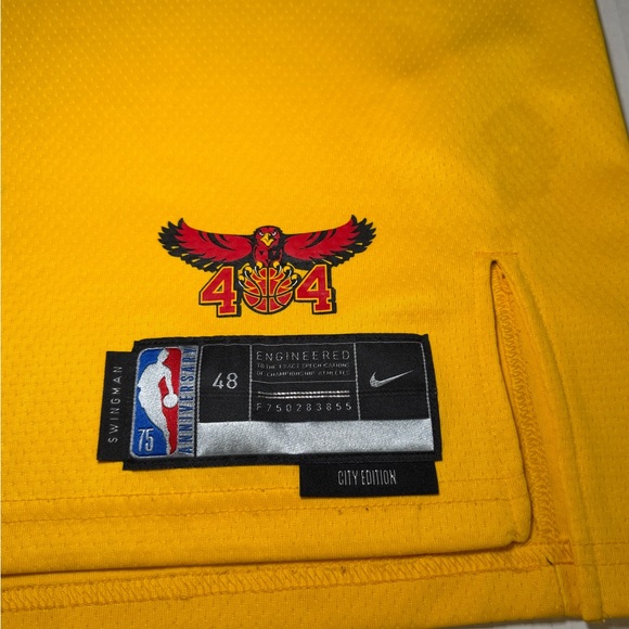 Nike NBA Atlanta Hawks# 22 Reddish City Edition Jersey Mens Size L - Picture 8 of 14